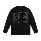 [COSMOS] | BIGBANG LONG SLEEVE T-SHIRT BLACK