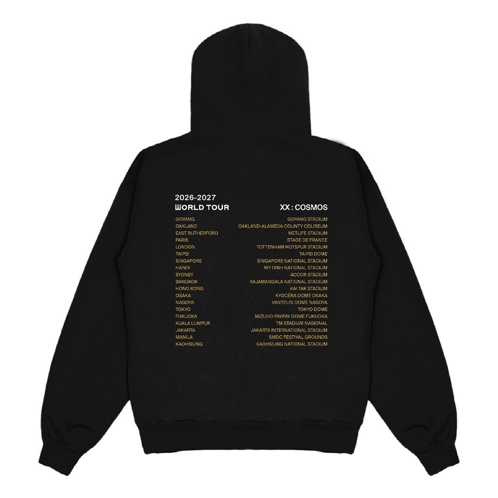 [COSMOS] | BIGBANG ROUTING HOODIE BLACK