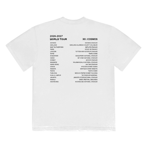 [COSMOS] | BIGBANG ROUTING T-SHIRT WHITE