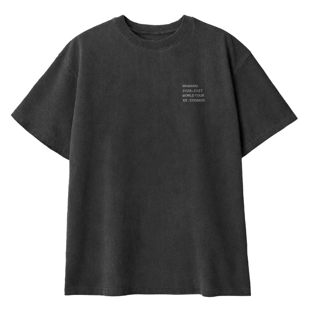 [COSMOS] | BIGBANG TOUR T-SHIRT WASHED BLACK